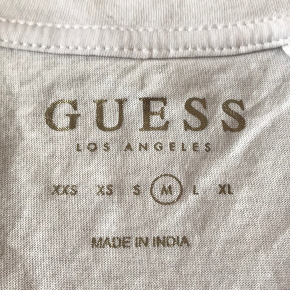 Guess Orlando rose gold and sliver t shirt - Picture 3 of 4